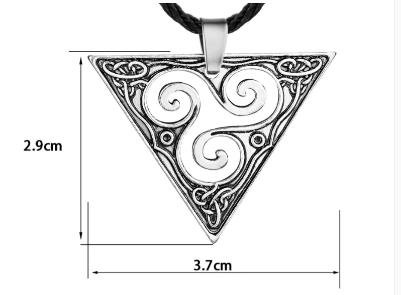 Vintage Men's Slavic Pendant Necklace