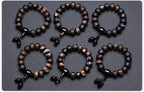 Natural Agate Vintage Ethnic Beaded Men's Bracelet