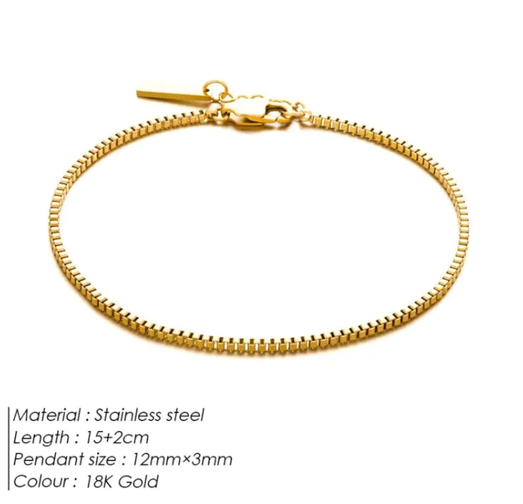 Minimal Link Chain Men's Bracelet