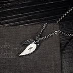 Men's Feather Necklace Angel Wing Pendant