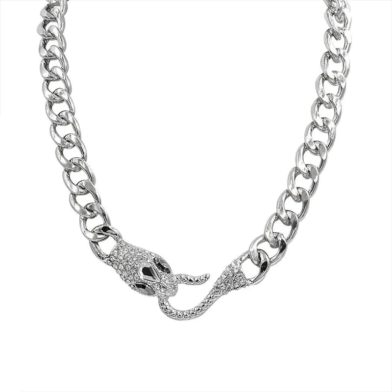 Men's Medusa Snake Necklace