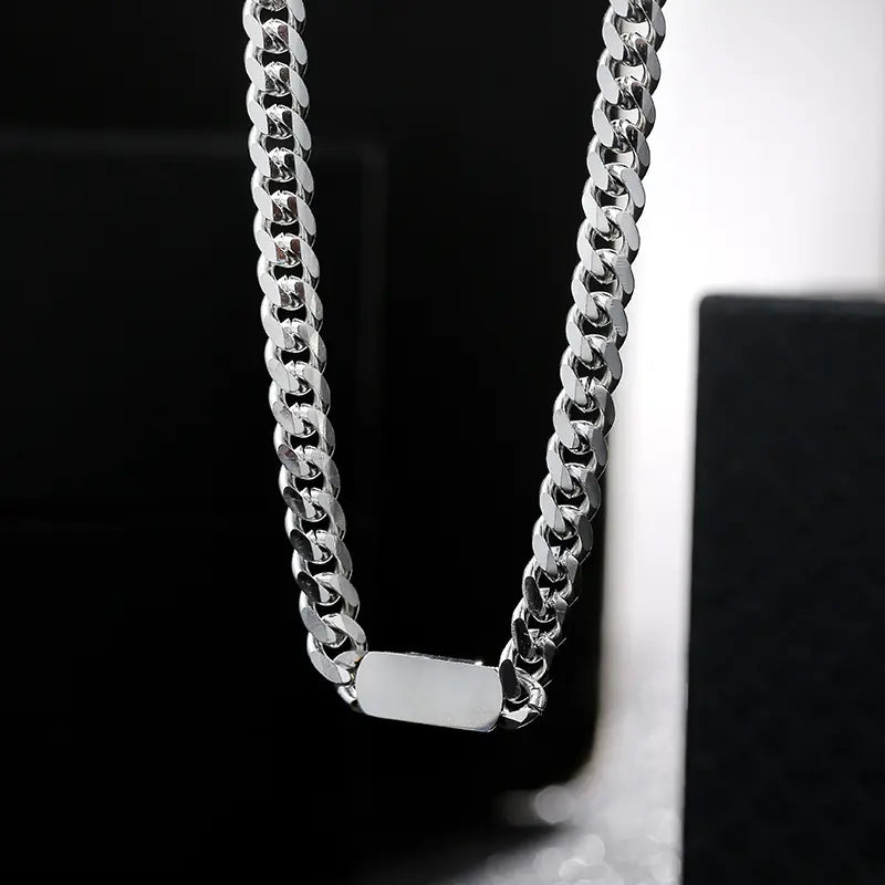 Men's Titanium Steel Cuban Chain Necklace