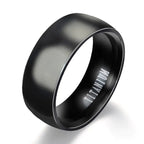 Classic Black Titanium Ring for Men