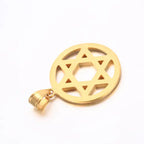 Golden Hexagram Star Luxury Men's Pendant