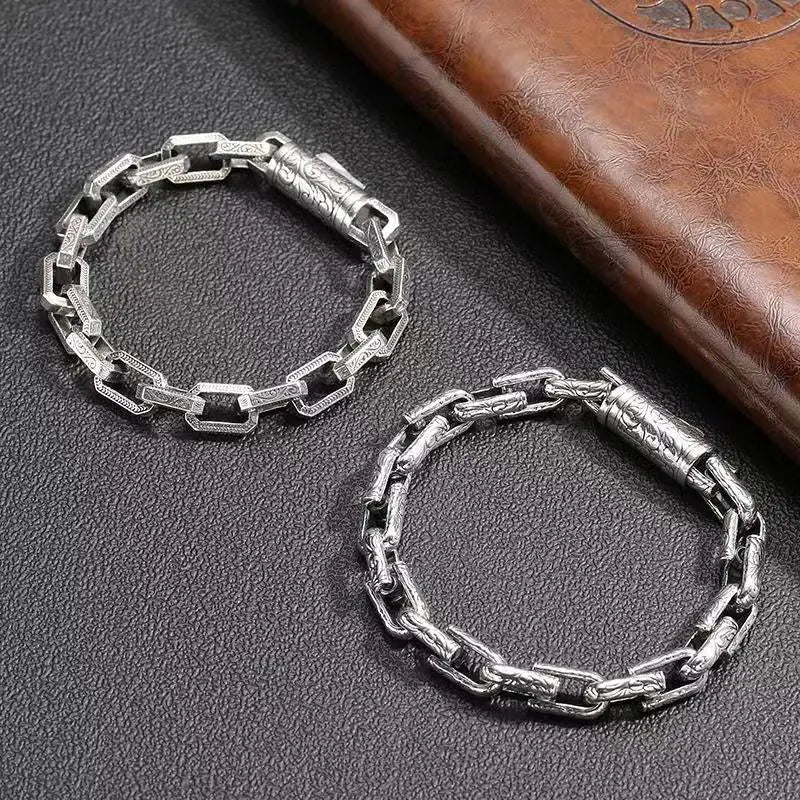 Xiangyun Korean Style Metal Chain Men's Bracelet