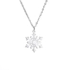 Women's Snowflake Pendant Necklace