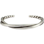 Handmade Retro Metal Twisting Bracelet for Men