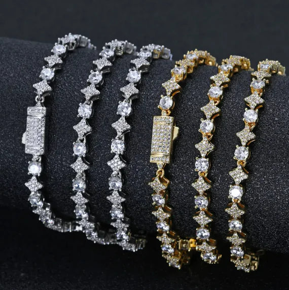 Minimal Luxury Diamond Men's Bracelet