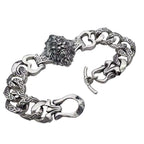Aggressive Men's Bracelet with Thai Silver Design