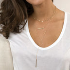 Gold Plated Stainless Steel Minimalist Women's Necklace