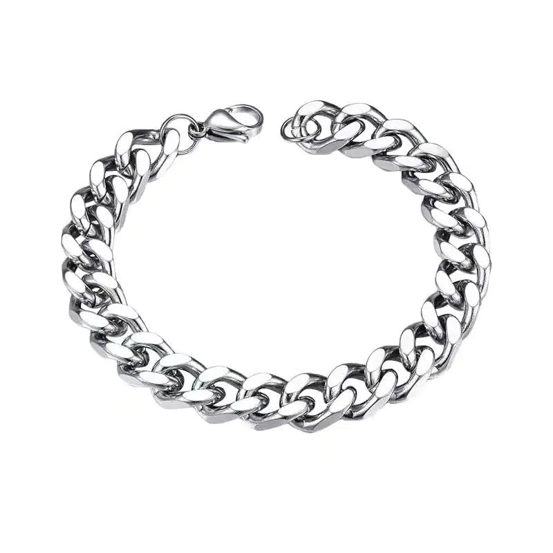 Titanium Steel Cuban Chain Men's Bracelet