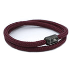 Wind Passion Rope Paracord Magnetic Clasp Mens Bracelet