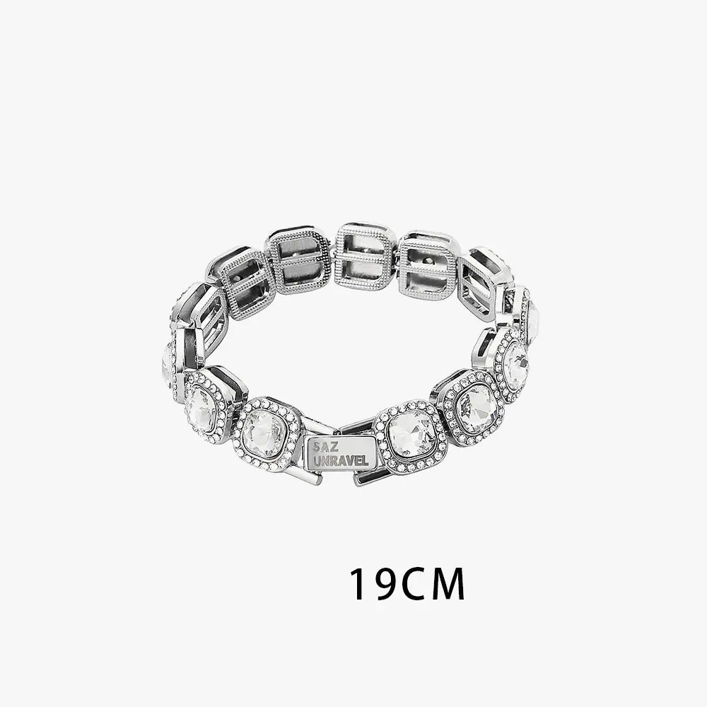 Rock Sugar Diamond Chain Bracelet for Men