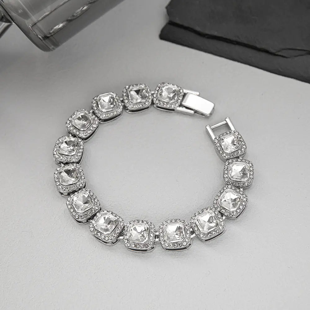 Rock Sugar Diamond Chain Bracelet for Men