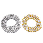 Hip Hop Ice Crystal Tennis Chain Necklace for Men