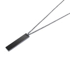 Long Metal Chain Pendant Necklace for Men and Women