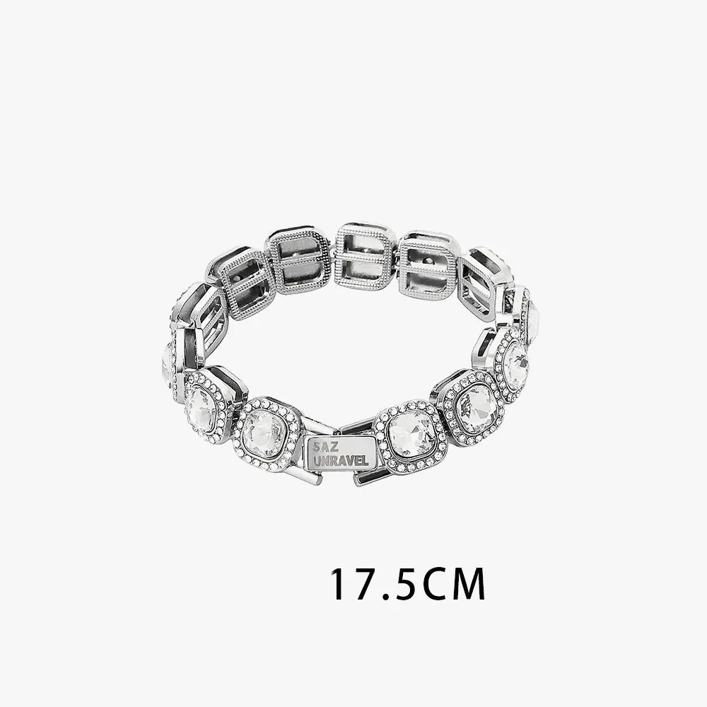 Rock Sugar Diamond Chain Bracelet for Men