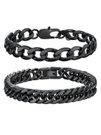 Richsteel Stainless Steel Cuban Chain Bracelet