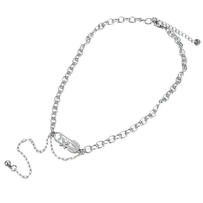 Men's Hip Hop Titanium Steel Necklace