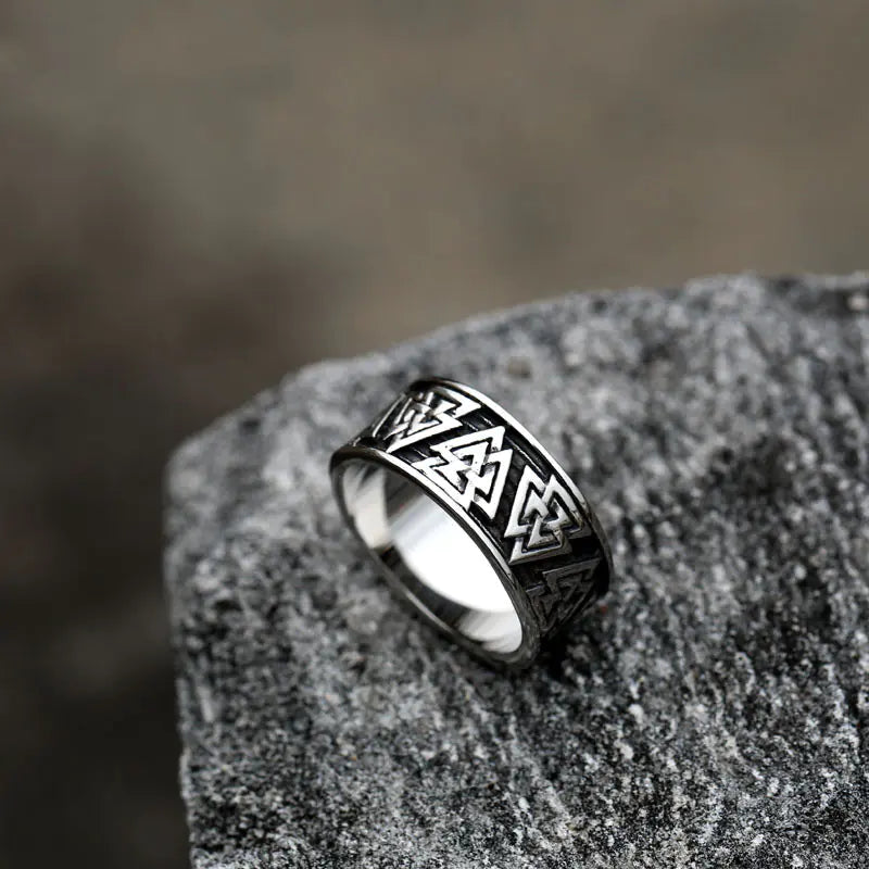 Vintage Stainless Steel Ring for Men