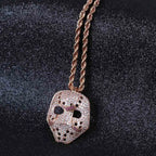 Masquerade Mask Necklace Hip-Hop Necklace