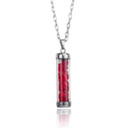Vintage Style Natural Stone Bottle Necklace Pendant