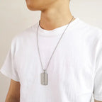 Men's Stainless Steel Blade Razor Pendant