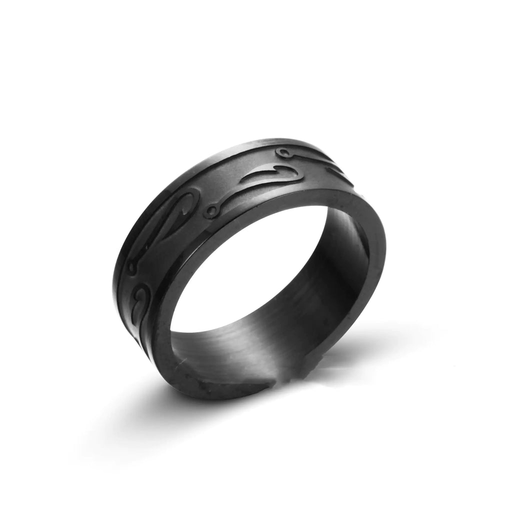 Electroplated Stainless Steel Ring for Men