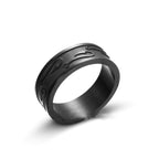 Electroplated Stainless Steel Ring for Men