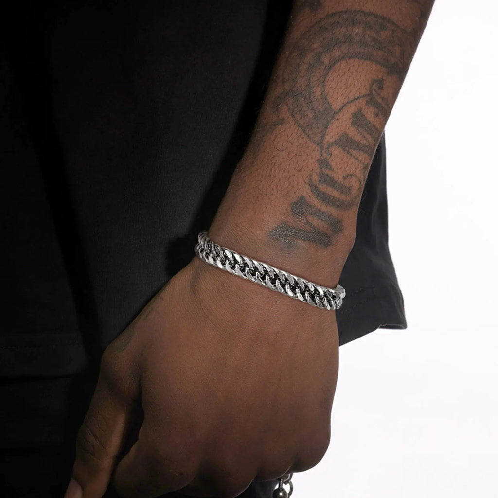 Stylish Stainless Steel Chain Mein's Bracelet