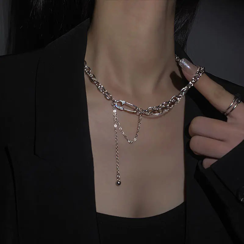 Men's Hip Hop Titanium Steel Necklace