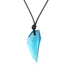 Stylish Wolf Tooth Crystal Necklace for Men